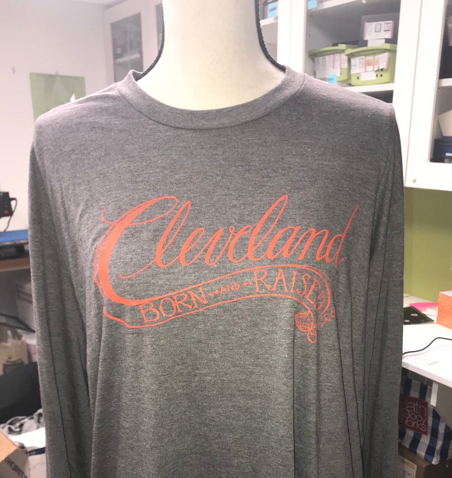 Cleveland Born & Raised Long-sleeved Shirt