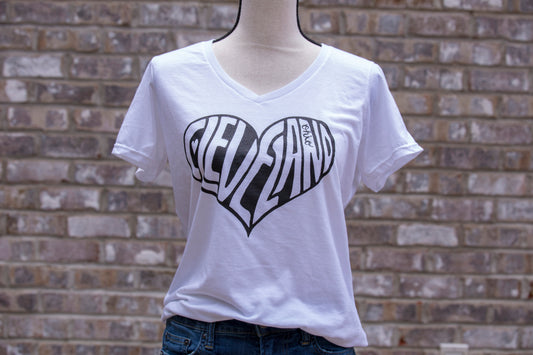 Cleveland Signature Heart T-shirt