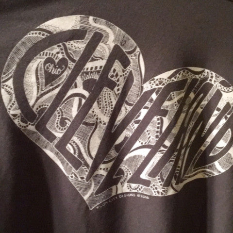 Cleveland Zen Heart long-sleeved t-shirt