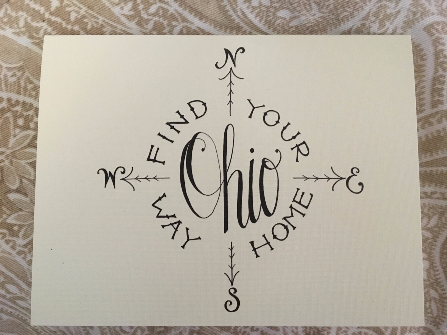 Find Your Way Home Ohio Card
