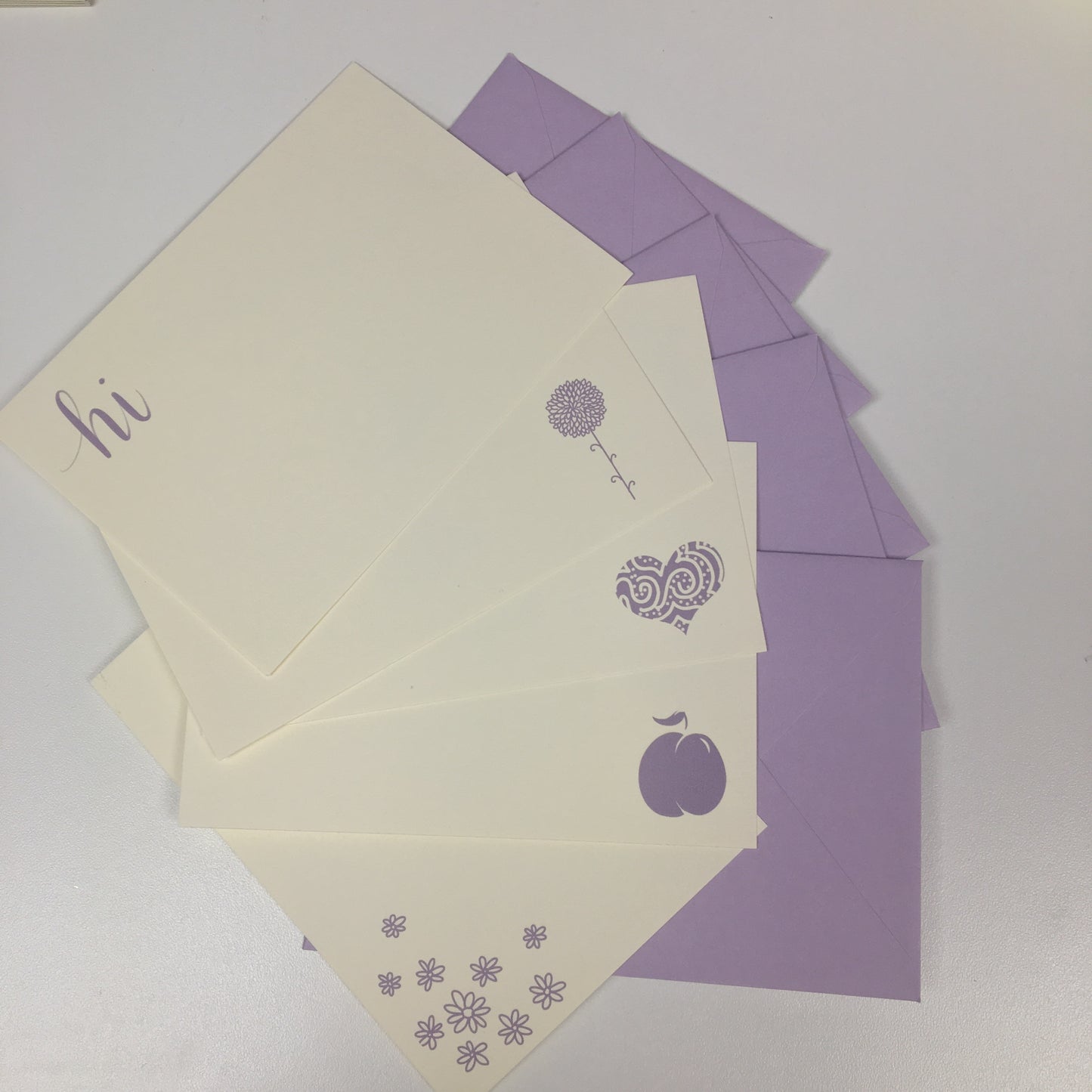 Petite Lavender Notecard Set